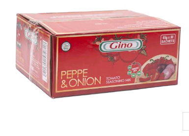 Gino Pepper - 65g- per carton x 50